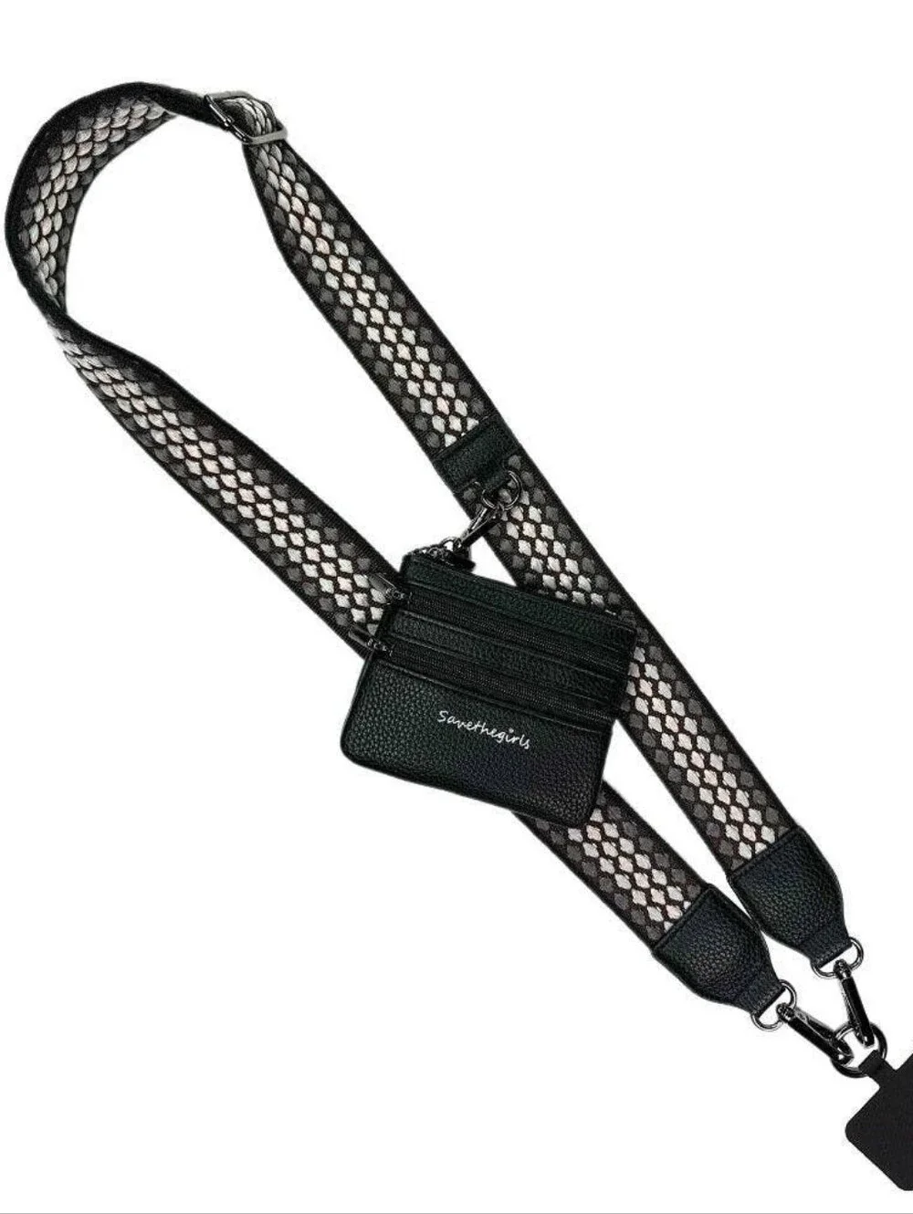 Save The Girls Clip & Go Strap w/Zippered Pouch - Picture 1 of 4